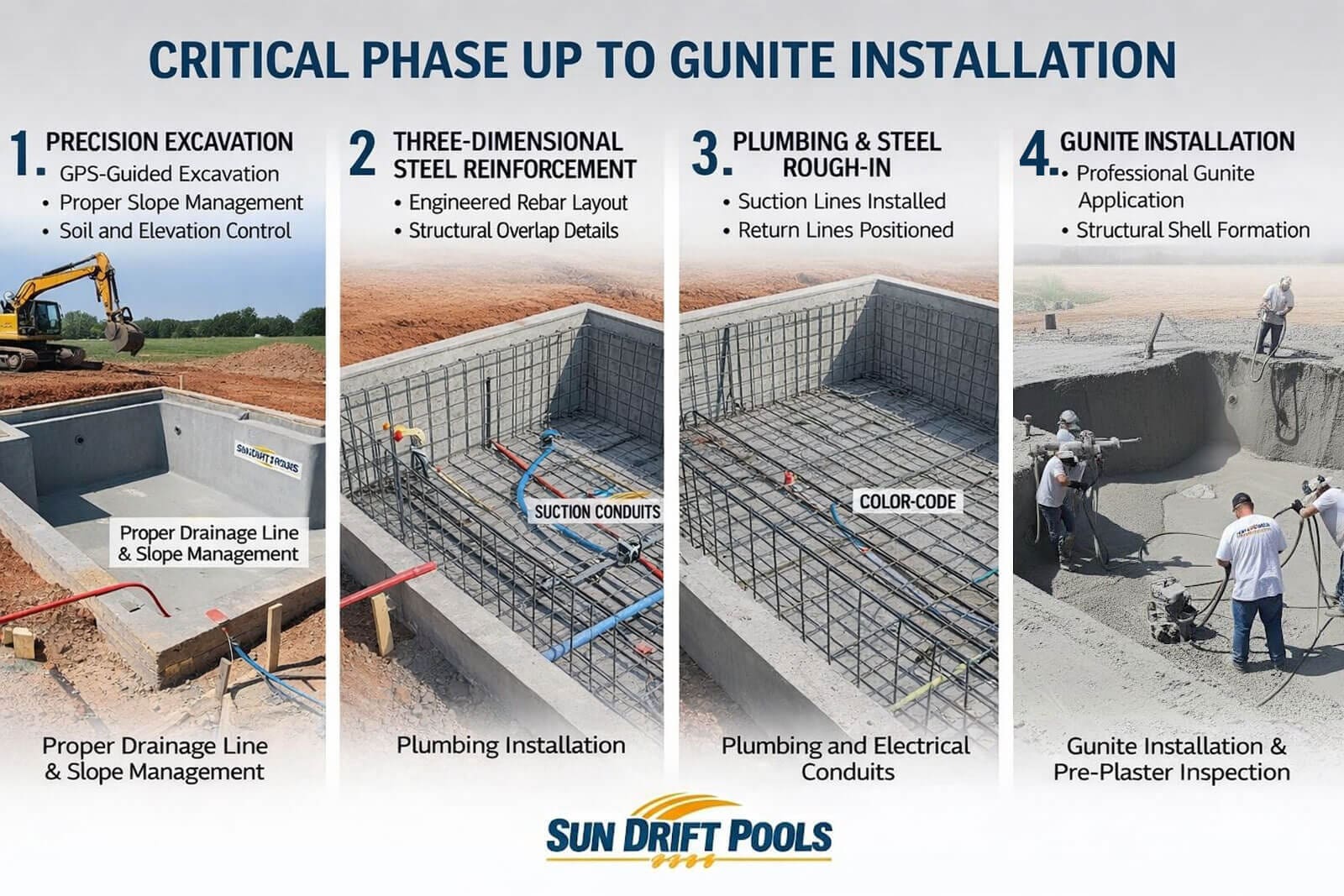 Pool Crit Gunite Pool Installation Spartanburg SC | Custom Concrete Pool Builders ...